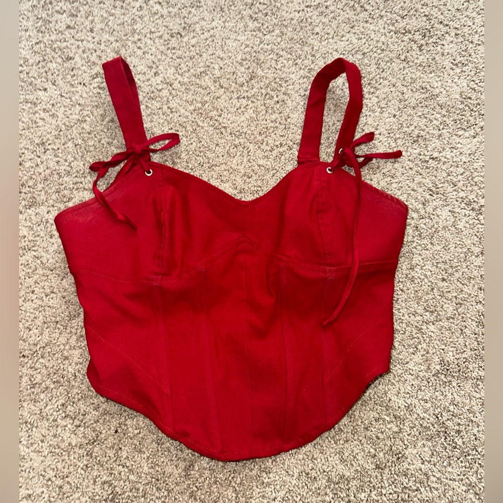 Red Altard State Corset Top